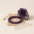 Calm & Clarity Kit · Amethyst Bracelet + Cluster + Selenite Stick
