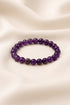 Amethyst Bracelet · 8mm Natural Beads · Brazil