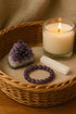 Calm & Clarity Kit · Amethyst Bracelet + Cluster + Selenite Stick