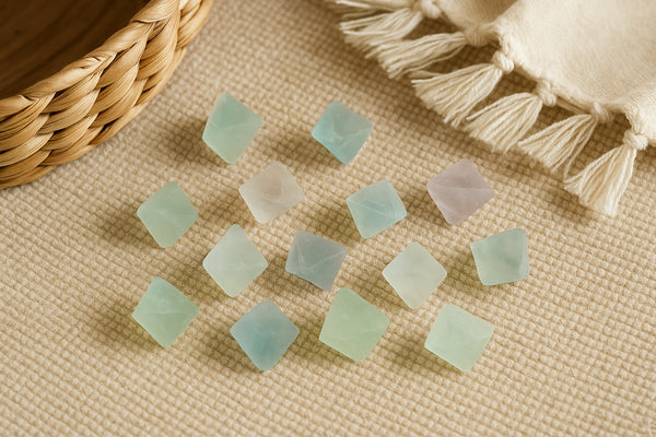 Fluorite Octahedrons · Pastel Crystal Point · 1-3 Natural Stones by Weight